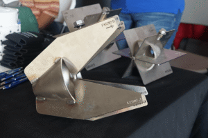 The FS200 and FS100 flow straighteners at a recent trade show.