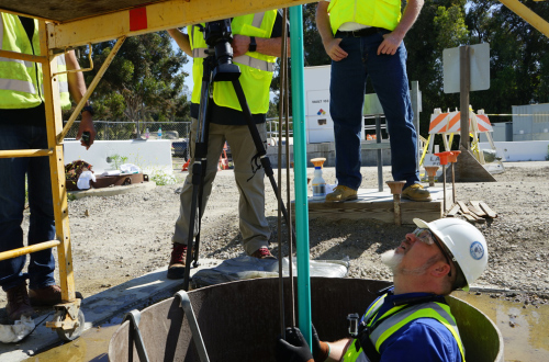 Figure 1. A full-profile insertion (FPI) mag meter can be installed in about an hour or two. Because it is hot tapped, it can be installed under full pressure without shutting down the pipe. When the meter needs to be replaced, it can be removed in just a few minutes and a new meter can be inserted in its place without having to create a new tapping point. Installing an FPI mag meter means installing a metering point for the life of the facility.